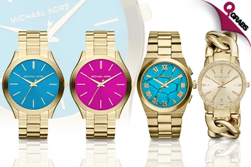 From QR649 Adorn Your Wrists in Style with Michael Kors Women’s Watches - Chose from 8 Upscale Designs! (Up to QR1399 Value)